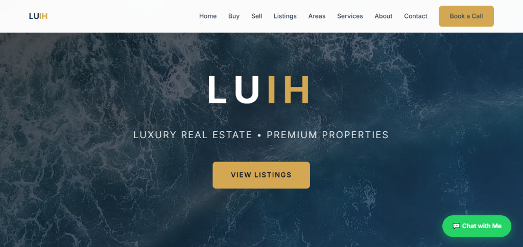Luih Real Estate Web Design