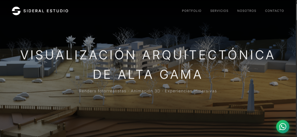 Sideral Estudio Web Design